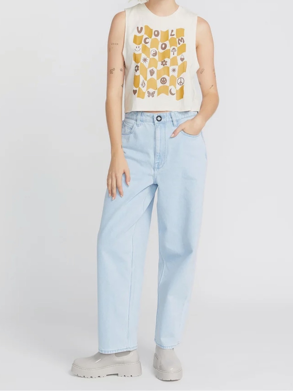 Volcom  High-Rise Relaxed Jeans NWT